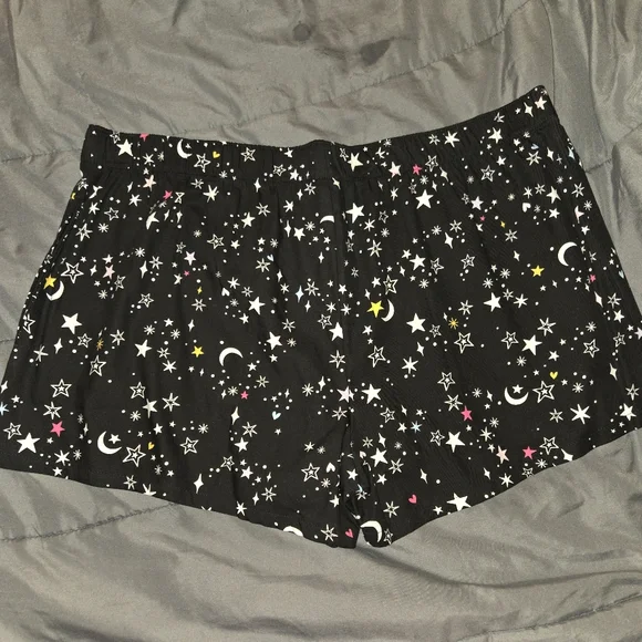 NWT!! JOYSPUN Starry Night Black Pajama Shorts - Picture 3 of 4